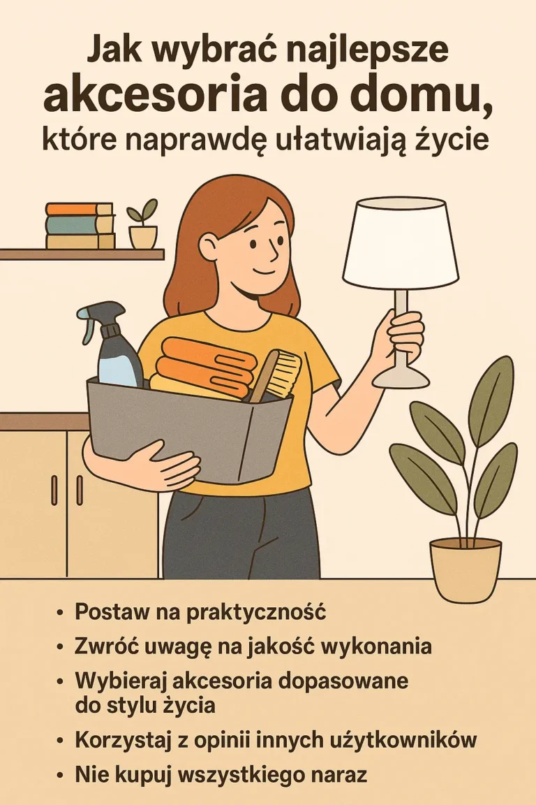 Jak wybrać najlepsze akcesoria do domu
